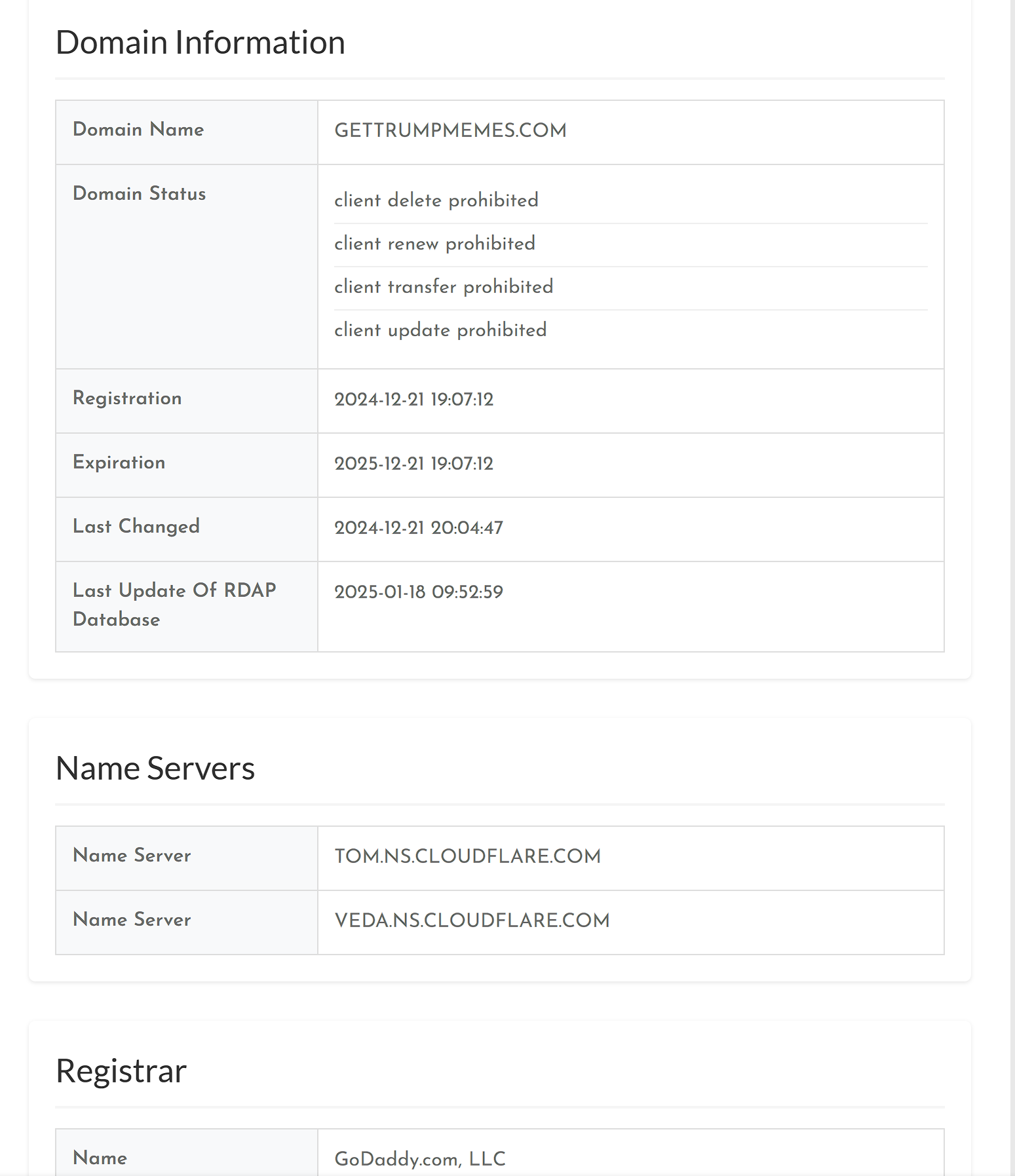 gettrumpmemes.com whois gettrumpmemes.com whois from tools.abtdomain.com