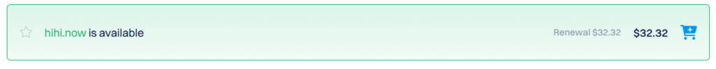 HiHi.now is still available on July 23,2025, with annual cost for 32.32 USD